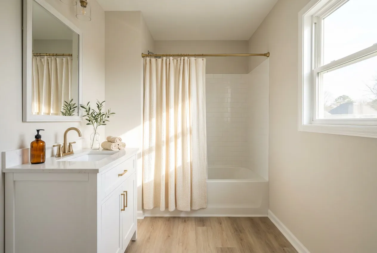 Bathroom — small swaps, huge lift — after